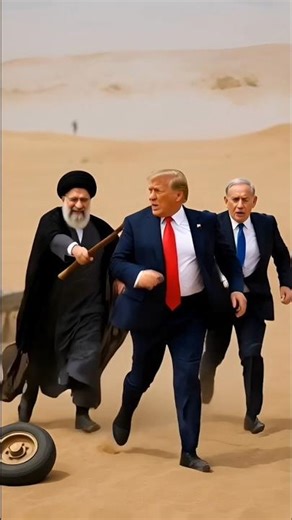 Iran Trolls Trump & Bibi with Wooden Jet & Missile Madness 😂🚀 | AI Parody #usavsiran