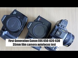 Canon EOS 650/620/630 35mm Analog Film Camera Autofocus Comparison