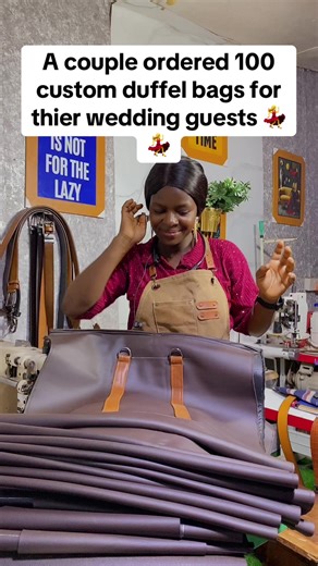 Unique Wedding Favors: Custom Duffel Bags for Guests