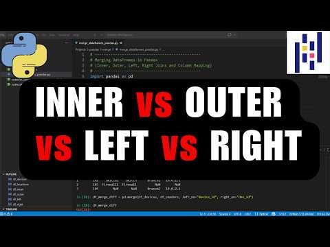 How to Merge DataFrames in Pandas (Inner, Outer, Left, Right Joins)