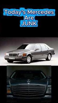 Modern Mercedes Suck. Junk. The 90s Benz S Class was Peak Benz Engineering!