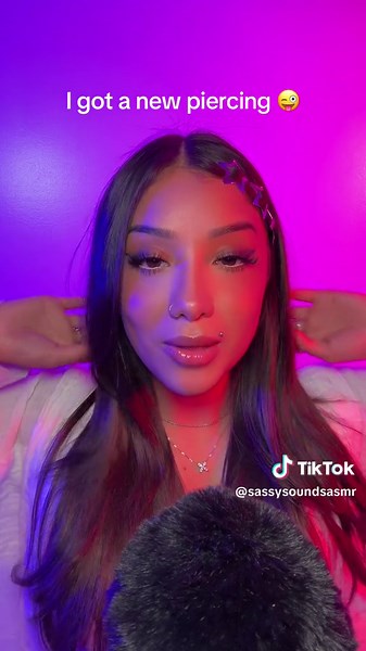 Do you like my new piercing? #asmr | piercing
