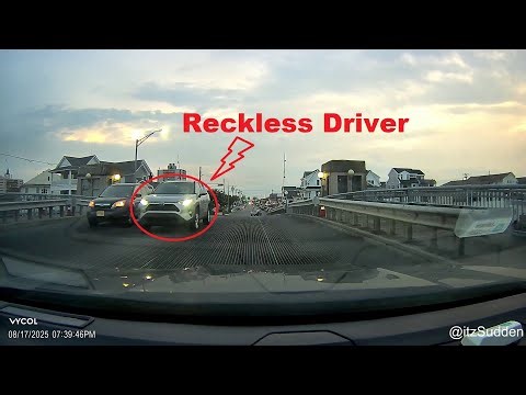 Reckless Driver on Two-Lane Bridge (Ventnor City, NJ)