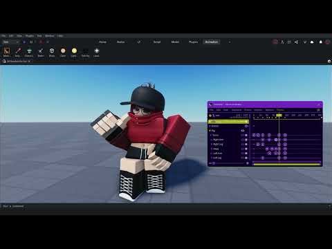 Tried Animating fingers for the roblox model