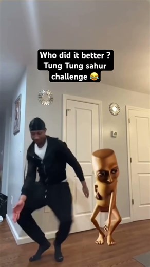 Who did this tiktok video better ? #tungtungtungsahur #tungtungsahur #tiktokchallenge #danceshorts