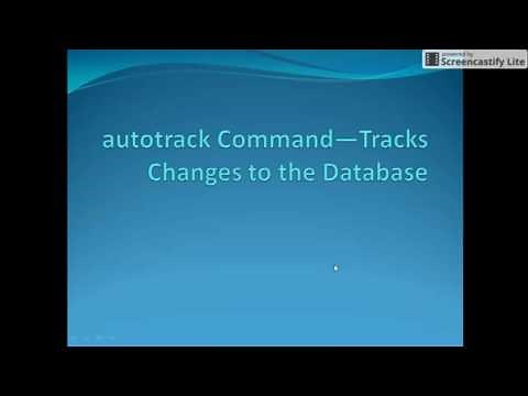 Autosys Tutorials: autotrack Command—Tracks Changes to the Database