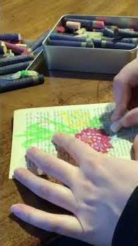 How to draw a flower with oil pastels #oilpastels #howtodrawaflower #oilpasteldrawing