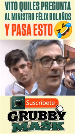 Vito Quiles asks Felix Bolaños about the PSOE's plumber and this happens 🤣