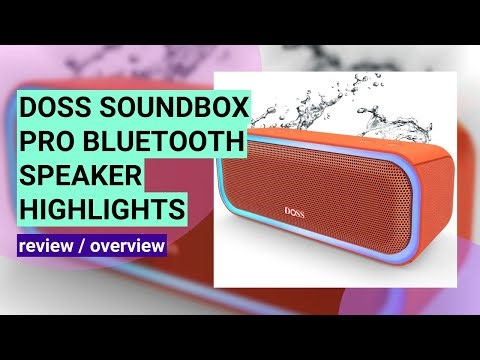 Review: DOSS SoundBox Pro Bluetooth Speaker - Powerful Sound & Light Show!