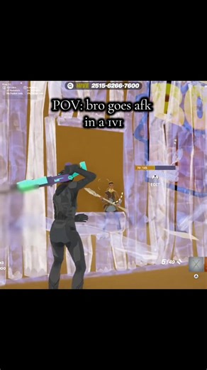 Epic 1v1 Fortnite Clip of AFK Moment