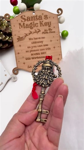 Santa's Magic Key and Note for Home With No Chimney, Note to Santa From Kids, Fun Games Christmas, Christmas Magic, Christmas Kids Activity - Etsy