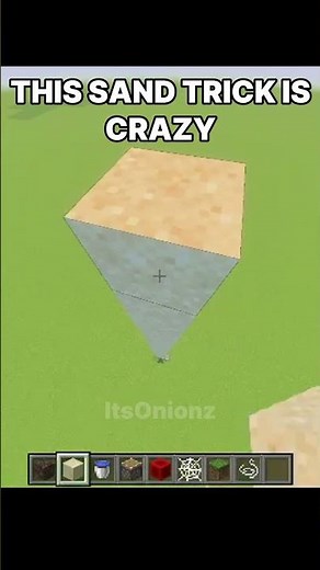 INSANE Minecraft Sand TRICK 🤯