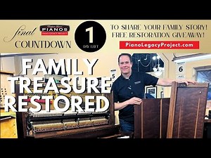 AFTER: 1913 Emerson Heirloom Upright Piano Full Restoration & Refinishing