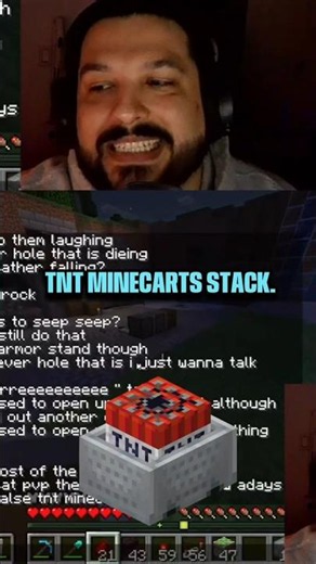 TNT Minecarts stack?