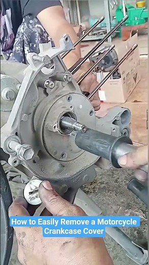 How to Easily Remove a Motorcycle Crankcase Cover