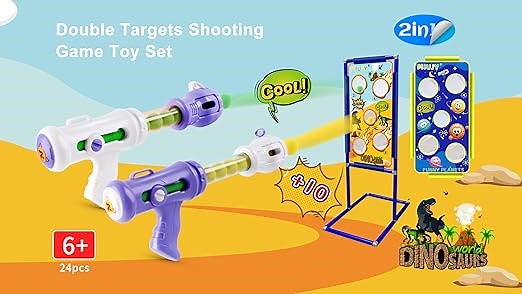 Great Gift Toy for Kids, Boys 2 Foam Ball Popper Air Guns