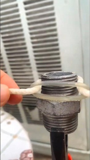 Simple Rubber Band Hack Every Plumber Knows#knot #tricks 👌