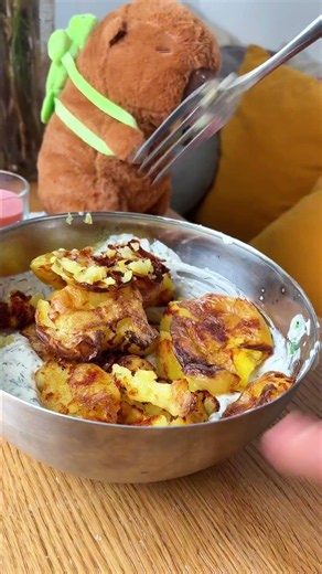 Next level potato salad but make it CRISPY!?!
