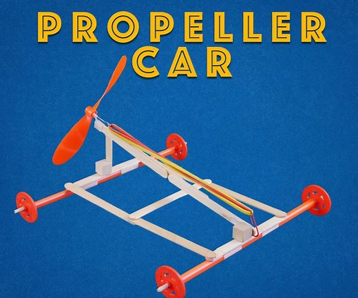 Propeller-Powered Car - Engineering Project for Kids