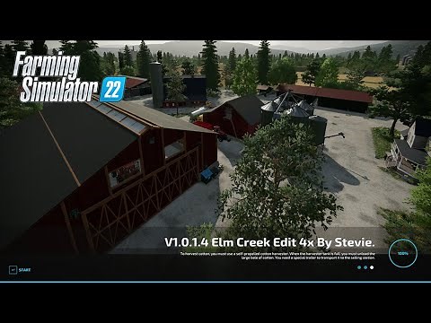 FS22 Elm Creek Edit 4x By Stevie | V1.0.1.4 | Download Link In The Video Description | PC Mod Map.