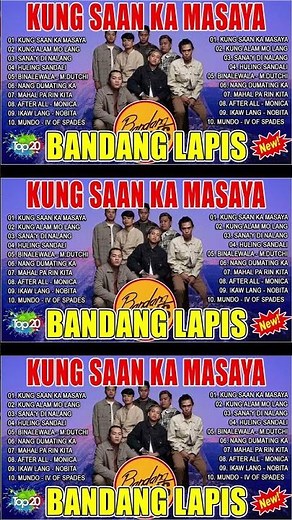 BANDANG LAPIS Best Songs on Wish 107.5 Playlist 2024 💥 KUNG SAAN KA MASAYA, KUNG ALAM MO LANG