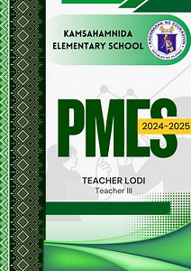 📚✨ COMPLETE PMES PORTFOLIO TEMPLATE – READY TO USE! ✨📚 Teachers, save time and effort with our editable PMES Portfolio Template designed for Proficient Teachers! 🎯✔️ No more last-minute scrambling—this includes everything you need: 📌 Documents Included: ✅ Sample DLL with Annotations ✅ Sample Project for Learning Programs ✅ Action Plan & Activity Matrix ✅ Accomplishment Report ✅ Communication Letter ✅ Consultative Meeting & FGD Minutes ✅ Performance Monitoring Form ✅ Reflection/Journal Entry 