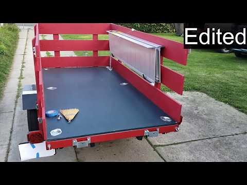 Use of Harbor Freight Loading Ramp with HF Trailer