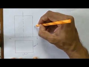 Problem on Isometric projection of a rectangular prism Part: 1