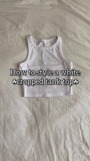 Stylish Ways to Wear a White Cropped Tank Top