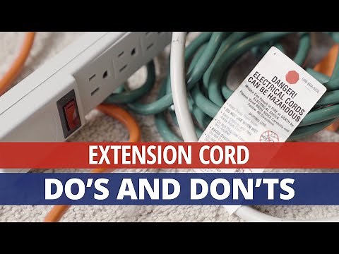 Extension Cord Safety | Rainbow Restoration