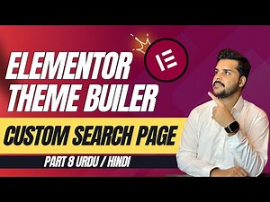 How to Create a Custom Search Results Page in Elementor Theme Builder | Custom Search Page design