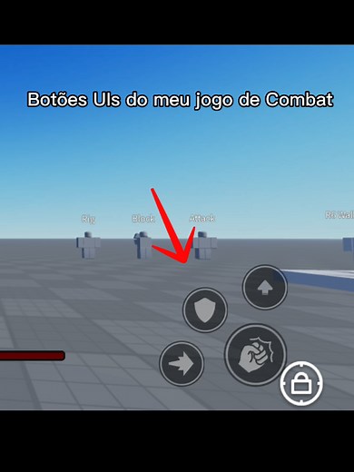 Botões UIs para Jogos de Combat no Roblox