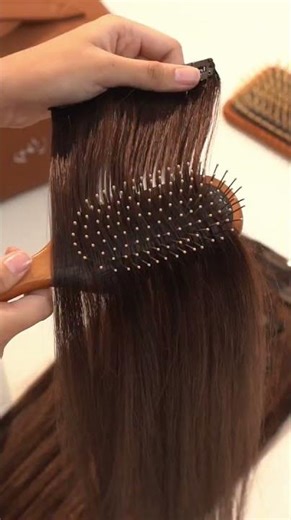 Presenting our Classic Dark Brown clip in extension