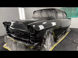 The ‘55 getting more Epoxy Primer! Another step closer