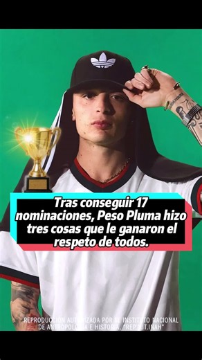 A menos de 24 horas de que Peso Pluma liderara los Premios Billboard de la Música Latina 2026 con 17 nominaciones,hizo tres cosas que le ganaron el respeto de todos.#PesoPluma#TitoDoubleP#celebrity#fyp#foryou