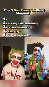 Ranking 5 Dax freestyle Duet Moments #dax #daxfreestyle #daxclown #duets #freestyle