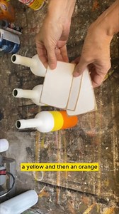 33K views · 393 reactions | From Wine Bottle to Candy Corn Decor #candycorn #halloweencrafts #HalloweenDecor #spookyseason | Our Upcycled Life | Facebook