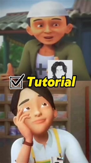 Gaya Rambut Modern Mullet Kak Ros Upin Dan Ipin