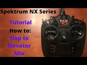Spektrum NX Setup: Elevator to Flap Mix Tutorial - Basic (NX6/NX8/NX10)