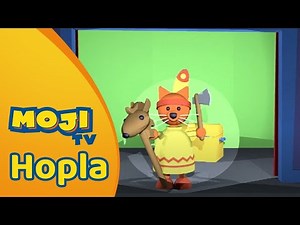EEN VERKLEEDFEESTJE 🎉 | HOPLA 🐇 | Nederlandse Kinderseries | MojiTV