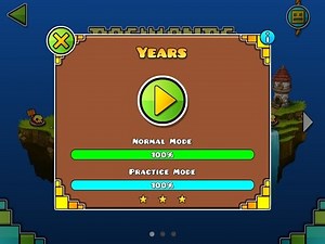 Geometry Dash World Walkthrough - Level 4 (Years)