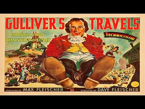 Los Viajes de Gulliver (1939) Película completa en 4K, a color y en español latino #cartoon #anime