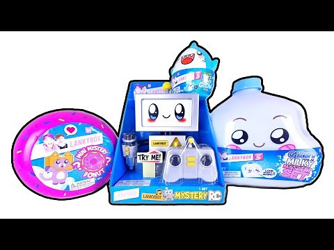 Unboxing NEW Lankybox Toys! NEW Milky, Donut, Shark + RC Robot!