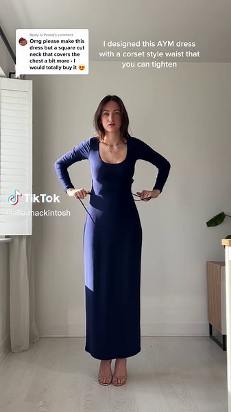 Walter Reversible Dress with Convertible Necklines