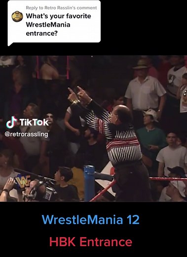 Unforgettable HBK Entrance at WrestleMania 12