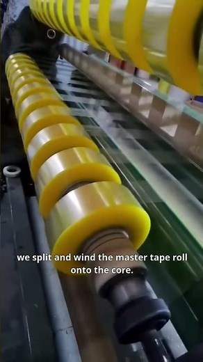 From Giant Jumbo Rolls to Perfect Tape 🔄｜Satisfying Factory Process You Must See!