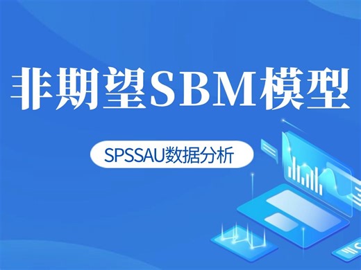 【SPSSAU】非期望SBM模型分析原理 案例实战 软件操作分析