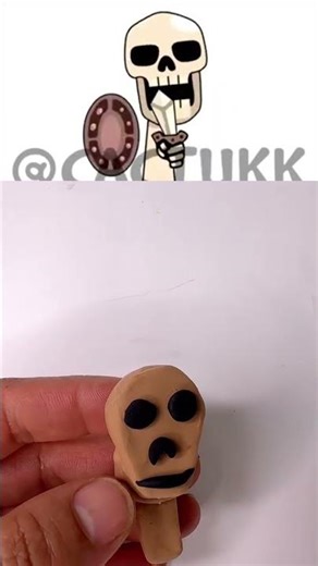 The skeleton #clay #toys #ihavethisthingwithplants