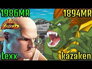 🔥 STREET FIGHTER 6 ➥ Lexx (GUILE ガイル) VS. kazaken (BLANKA ブランカ) LEGEND/MASTER RANKS 🔥