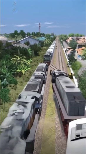 🚆 Indian Snake Train Avoids Collision | Incredible Railway Reflexes #Shorts